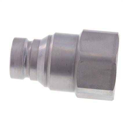 Steel DN 40 Flat Face Hydraulic Plug G 2 inch Female Threads D 72.9mm