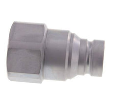 Steel DN 25 Flat Face Hydraulic Plug G 1 1/4 inch Female Threads ISO 16028 D 36mm