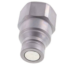 Steel DN 25 Flat Face Hydraulic Plug G 1 1/4 inch Female Threads ISO 16028 D 36mm