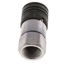Steel DN 12.5 Flat Face Hydraulic Socket G 3/4 inch Female Threads ISO 16028 CEJN D 24.5mm