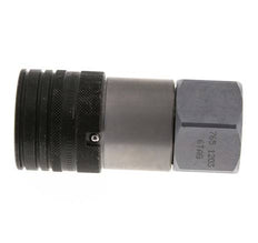 Steel DN 19 Flat Face Hydraulic Socket G 1 inch Female Threads ISO 16028 CEJN D 30mm
