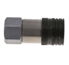 Steel DN 19 Flat Face Hydraulic Socket G 1 inch Female Threads ISO 16028 CEJN D 30mm