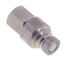 Steel DN 6.3 Flat Face Hydraulic Plug G 1/4 inch Female Threads ISO 16028 CEJN D 16.2mm