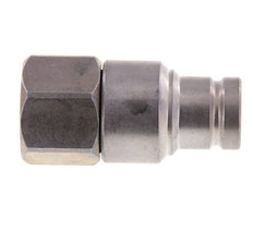 Steel DN 10 Flat Face Hydraulic Plug G 1/2 inch Female Threads ISO 16028 CEJN D 19.7mm
