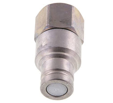 Steel DN 10 Flat Face Hydraulic Plug G 1/2 inch Female Threads ISO 16028 CEJN D 19.7mm