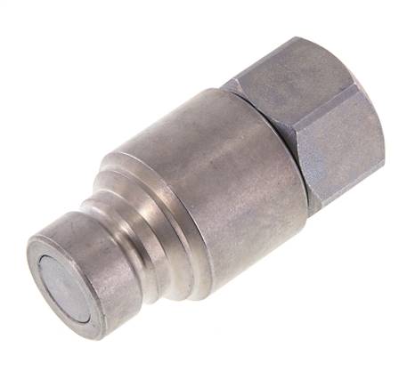 Steel DN 12.5 Flat Face Hydraulic Plug G 1/2 inch Female Threads ISO 16028 CEJN D 24.5mm