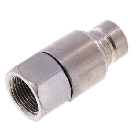 Steel DN 12.5 Flat Face Hydraulic Plug G 3/4 inch Female Threads ISO 16028 CEJN D 24.5mm