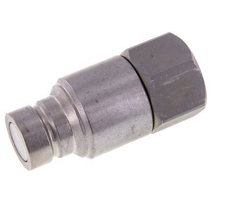 Steel DN 19 Flat Face Hydraulic Plug G 3/4 inch Female Threads ISO 16028 CEJN D 30mm
