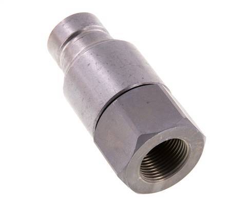 Steel DN 19 Flat Face Hydraulic Plug G 3/4 inch Female Threads ISO 16028 CEJN D 30mm