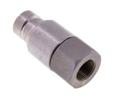 Steel DN 19 Flat Face Hydraulic Plug G 3/4 inch Female Threads ISO 16028 CEJN D 30mm
