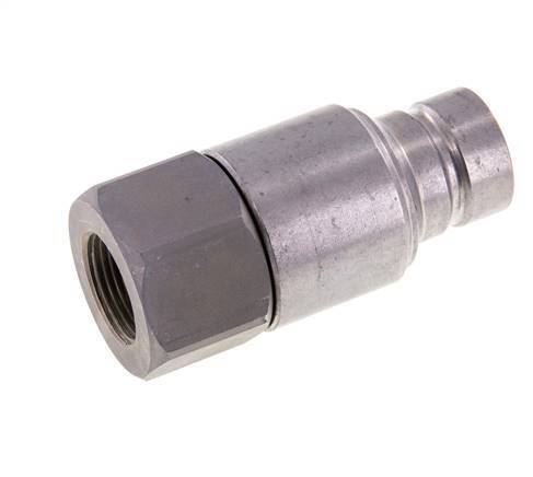 Steel DN 19 Flat Face Hydraulic Plug G 3/4 inch Female Threads ISO 16028 CEJN D 30mm