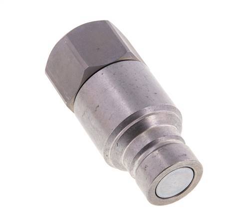Steel DN 19 Flat Face Hydraulic Plug G 3/4 inch Female Threads ISO 16028 CEJN D 30mm