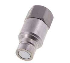 Steel DN 19 Flat Face Hydraulic Plug G 3/4 inch Female Threads ISO 16028 CEJN D 30mm