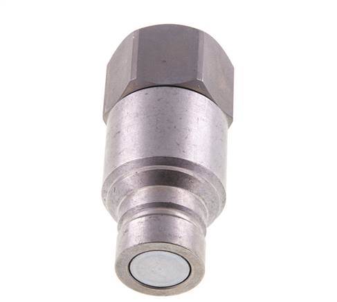 Steel DN 19 Flat Face Hydraulic Plug G 3/4 inch Female Threads ISO 16028 CEJN D 30mm