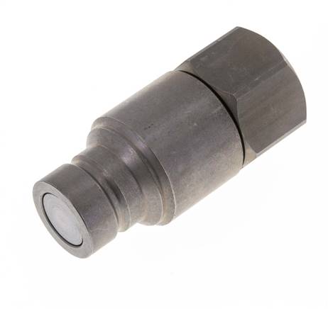 Steel DN 19 Flat Face Hydraulic Plug G 1 inch Female Threads ISO 16028 CEJN D 30mm