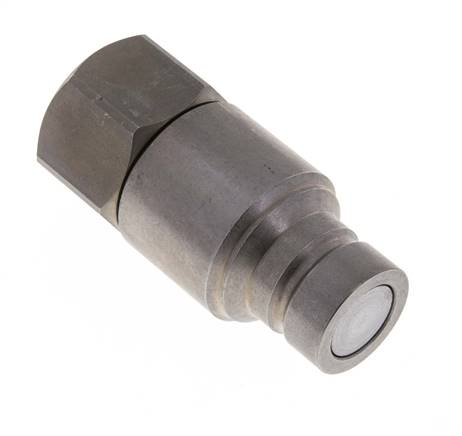 Steel DN 19 Flat Face Hydraulic Plug G 1 inch Female Threads ISO 16028 CEJN D 30mm