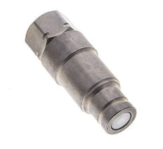 Steel DN 10 Flat Face Hydraulic Plug G 3/8 inch Female Threads ISO 16028 CEJN Pressure Eliminator D 19.7mm