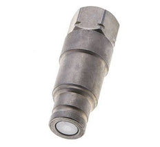 Steel DN 10 Flat Face Hydraulic Plug G 3/8 inch Female Threads ISO 16028 CEJN Pressure Eliminator D 19.7mm