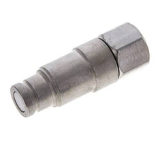 Steel DN 10 Flat Face Hydraulic Plug G 1/2 inch Female Threads ISO 16028 CEJN Pressure Eliminator D 19.7mm