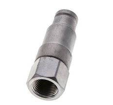 Steel DN 10 Flat Face Hydraulic Plug G 1/2 inch Female Threads ISO 16028 CEJN Pressure Eliminator D 19.7mm