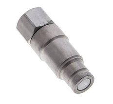 Steel DN 10 Flat Face Hydraulic Plug G 1/2 inch Female Threads ISO 16028 CEJN Pressure Eliminator D 19.7mm