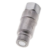 Steel DN 12.5 Flat Face Hydraulic Plug G 1/2 inch Female Threads ISO 16028 CEJN Pressure Eliminator D 24.5mm