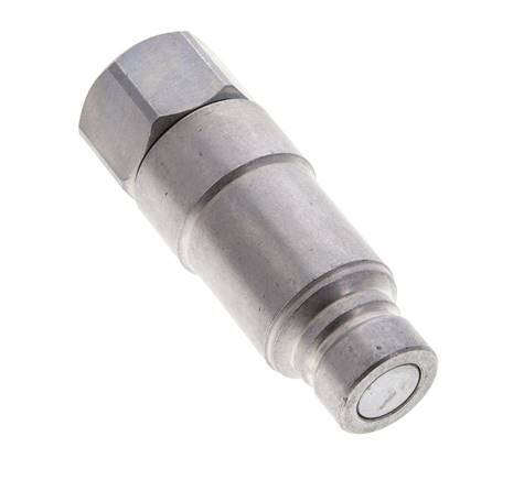 Steel DN 12.5 Flat Face Hydraulic Plug G 3/4 inch Female Threads ISO 16028 CEJN Pressure Eliminator D 24.5mm