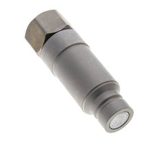Steel DN 19 Flat Face Hydraulic Plug G 1 inch Female Threads ISO 16028 CEJN Pressure Eliminator D 30mm