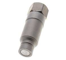 Steel DN 19 Flat Face Hydraulic Plug G 1 inch Female Threads ISO 16028 CEJN Pressure Eliminator D 30mm