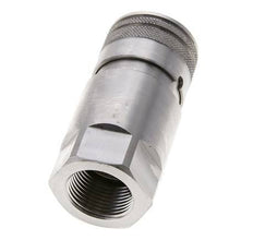 Stainless Steel DN 12 Flat Face Hydraulic Socket G 3/4 inch Female Threads ISO 16028 D 24.5mm