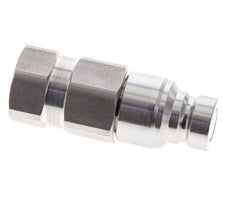 Stainless Steel DN 6 Flat Face Hydraulic Plug G 1/4 inch Female Threads ISO 16028 D 16.2mm