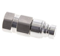 Stainless Steel DN 6 Flat Face Hydraulic Plug G 1/4 inch Female Threads ISO 16028 D 16.2mm