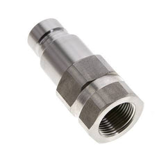 Stainless Steel DN 12 Flat Face Hydraulic Plug G 3/4 inch Female Threads ISO 16028 D 24.5mm