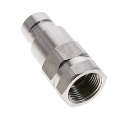 Stainless Steel DN 16 Flat Face Hydraulic Plug G 1 inch Female Threads ISO 16028 D 30mm