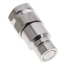 Stainless Steel DN 16 Flat Face Hydraulic Plug G 1 inch Female Threads ISO 16028 D 30mm