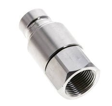 Stainless Steel DN 12 Flat Face Hydraulic Plug G 3/4 inch Female Threads ISO 16028 CEJN D 24.5mm