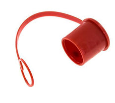 38 mm Plastic Dust Protection Cap For Coupling socket with Chain [2 Pieces]