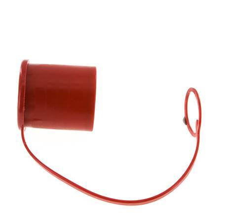 48 mm Plastic Dust Protection Cap For Coupling socket with Chain [2 Pieces]