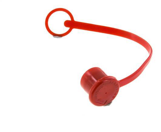 19.7 mm Plastic Dust Protection Cap For Coupling plug with Chain [2 Pieces]