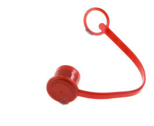 19.7 mm Plastic Dust Protection Cap For Coupling plug with Chain [2 Pieces]