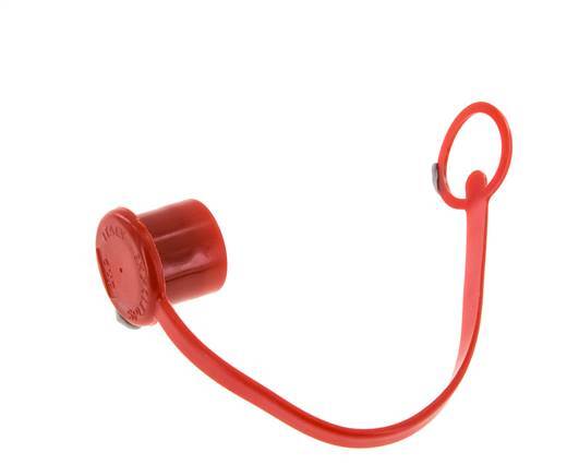 19.7 mm Plastic Dust Protection Cap For Coupling plug with Chain [2 Pieces]