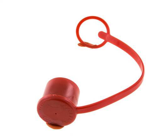 24.5 mm Plastic Dust Protection Cap For Coupling plug with Chain [2 Pieces]