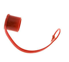 24.5 mm Plastic Dust Protection Cap For Coupling plug with Chain [2 Pieces]