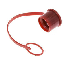 30 mm Plastic Dust Protection Cap For Coupling plug with Chain [2 Pieces]