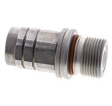 Steel DN 8.7 Flat Face Hydraulic Socket G 3/8 inch Female Threads ISO 16028 D M30 x 2