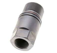 Steel DN 12.8 Flat Face Hydraulic Socket G 3/4 inch Female Threads ISO 16028 D M36 x 2