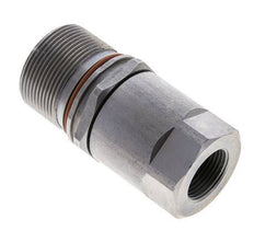 Steel DN 15 Flat Face Hydraulic Socket G 3/4 inch Female Threads ISO 16028 D M43 x 2