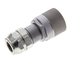 Steel DN 8.7 Flat Face Hydraulic Plug G 3/8 inch Female Threads ISO 16028 D M30 x 2