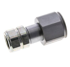 Steel DN 8.7 Flat Face Hydraulic Plug G 1/2 inch Female Threads ISO 16028 D M30 x 2