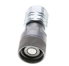 Steel DN 12.8 Flat Face Hydraulic Plug G 3/4 inch Female Threads ISO 16028 D M36 x 2